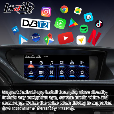ES300h ES250 ES350 Lexus Upgrade layar Android Carplay Android Auto Dash Cam 10,25 " Lsailt