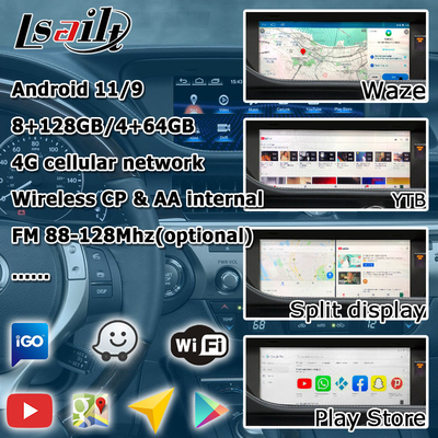 ES300h ES250 ES350 Lexus Upgrade layar Android Carplay Android Auto Dash Cam 10,25 " Lsailt