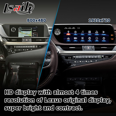 Lexus ES300h upgrade layar sentuh 12,3" Android Auto Carplay oleh Lsailt