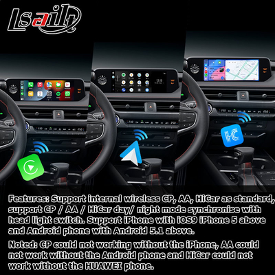 Android Carplay Lexus Touch Screen untuk UX200 UX250h DSP Penyesuaian android auto