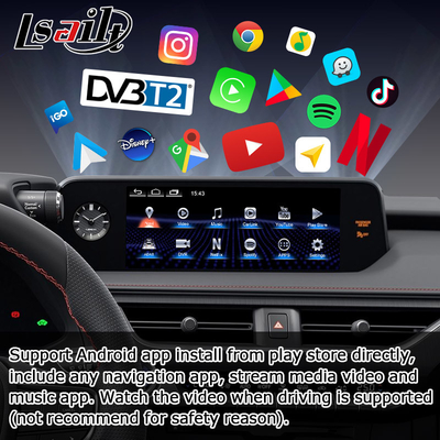 Android Carplay Lexus Touch Screen untuk UX200 UX250h DSP Penyesuaian android auto