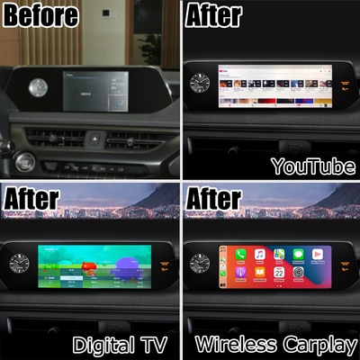 Android Carplay Lexus Touch Screen untuk UX200 UX250h DSP Penyesuaian android auto
