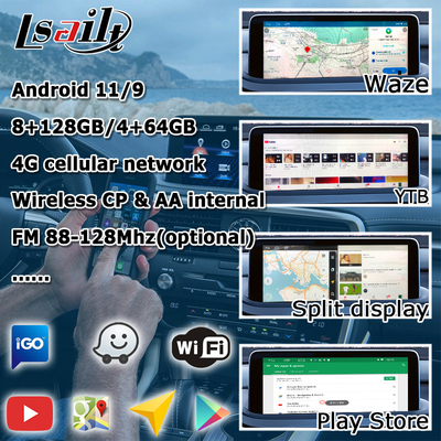 HD 12.3 Inch Android layar upgrade untuk Lexus RX350 RX450h Lsailt Android Auto Carplay