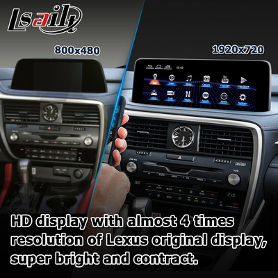 HD 12.3 Inch Android layar upgrade untuk Lexus RX350 RX450h Lsailt Android Auto Carplay