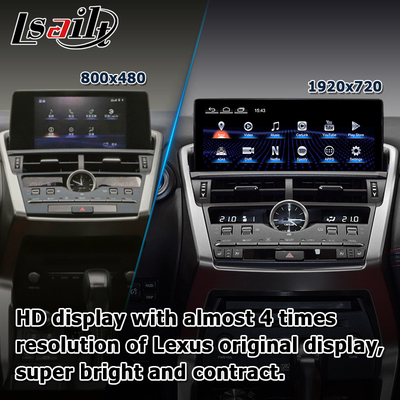 NX300 NX300h Lexus Android layar besar 10,25 Inci Android Carplay upgrade