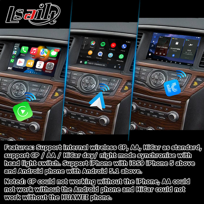 Nissan Pathfinder Andorid 11 Carplay android sistem navigasi otomatis Online Navigasi Video Play