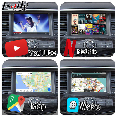 Lsailt 8G Android Multimedia Interface untuk Nissan Patrol 2020-2023 Google Map, CarPlay, Android Navigation Box, YouTube