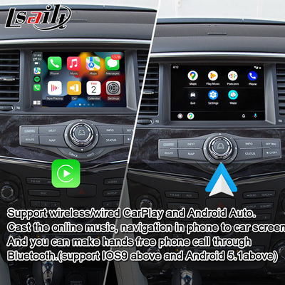 Lsailt 8G Android Multimedia Interface untuk Nissan Patrol 2020-2023 Google Map, CarPlay, Android Navigation Box, YouTube
