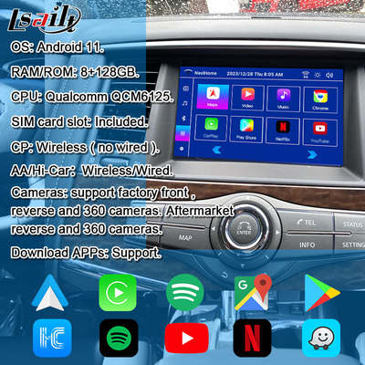 Lsailt Smart Infotainment Module untuk Nissan Patrol 2017-2019 Sistem Integrasi Multimedia In-Car Termasuk CarPlay