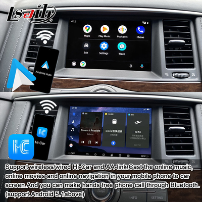 Lsailt Smart Infotainment Module untuk Nissan Patrol 2017-2019 Sistem Integrasi Multimedia In-Car Termasuk CarPlay