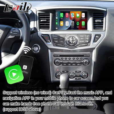 Lsailt 8GB Android Multimedia Interface untuk Nissan Pathfinder R52 2018-Patrol Carplay Android Auto Wireless Module