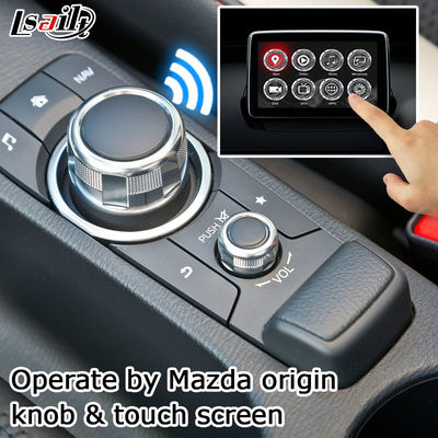 Mazda 2 Demio Android 7.1 Car Navigation Box antarmuka video opsional carplay android auto