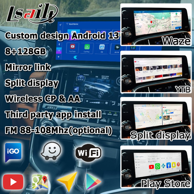 Lexus LX600 LX700h 2022 Android multimedia video interface berbasis pada Qualcomm 6125 8+128 Android 13