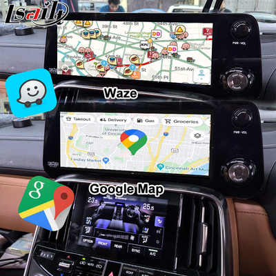 Lsailt Qualcomm Android Video Interface untuk Lexus LX600 LX500d RX ES NX 2021- Mendukung YouTube, NetFlix, Wireless CarPlay