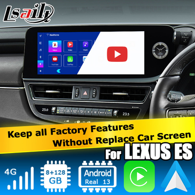 Lexus ES300h ES350 ES250 2023 Android 13 basis antarmuka multimedia pada Qualcomm 6125