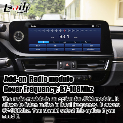 8+128GB Android Infotainment Module untuk Lexus ES 2022-2024 RX NX LX GX LS...dengan YouTube, NetFlix, Google Play, Waze