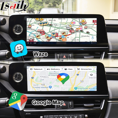 8+128GB Android Infotainment Module untuk Lexus ES 2022-2024 RX NX LX GX LS...dengan YouTube, NetFlix, Google Play, Waze