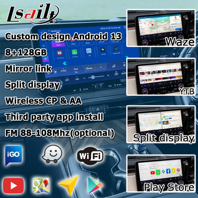 Android 13 8+128 Antarmuka multimedia Android untuk Lexus LM LM350h 2023