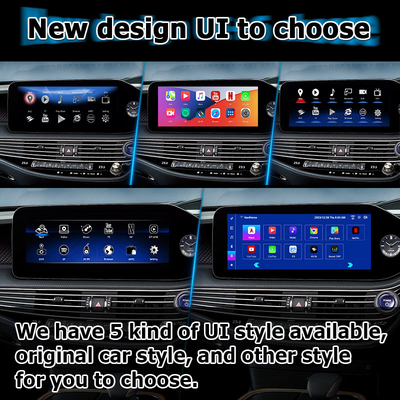 Lexus LS500h LS500 LS350 2022 Android 13 antarmuka video 8+128GB berbasis Qualcomm