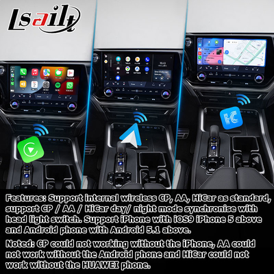 Lexus TX550h+ TX350 TX500h antarmuka video Android 13 dengan Octa core 2.0Ghz 8+128GB carplay