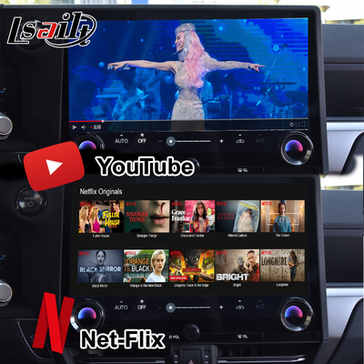 Pin to Pin Android Infotainment Interface untuk Lexus GX550 2024 RX NX LX ES Termasuk YouTube, NetFlix, Google Play, Waze