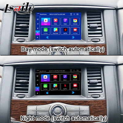 Lsailt 8+128G Android 13 Smart Infotainment Module untuk Nissan Patrol Y62 2010-2020 Termasuk Wireless CarPlay, NetFlix