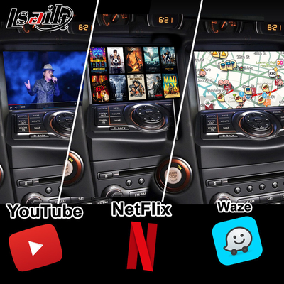 HDMI 8G Android Multimedia Interface dengan CarPlay, YouTube, Google Play, NetFlix Untuk Nissan Patrol 370Z Quest, Android 13