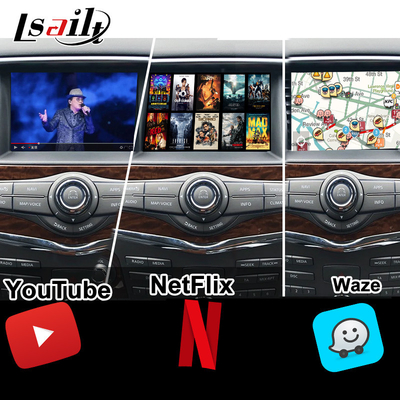 Lsailt 8G Smart Infotainment Module untuk Nissan Armada Patrol Support Headrest Screen, Wireless CarPlay, NetFlix