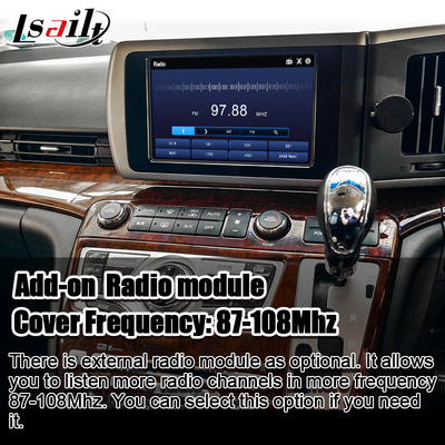 Lsailt 8G Android Smart Infotainment Module untuk Nissan Elgrand E51 Seri 3 Dukungan CarPlay, YouTube, Headrest Screen