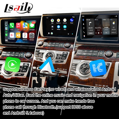 Lsailt 8G Android Smart Infotainment Module untuk Nissan Elgrand E51 Seri 3 Dukungan CarPlay, YouTube, Headrest Screen