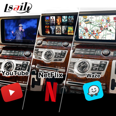 Lsailt 8G Android Smart Infotainment Module untuk Nissan Elgrand E51 Seri 3 Dukungan CarPlay, YouTube, Headrest Screen
