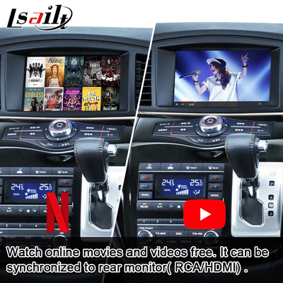 Android 13 8G Android Smart Infotainment Module untuk Nissan Elgrand E52 2010-Termasuk CarPlay, YouTube, Headrest Screen