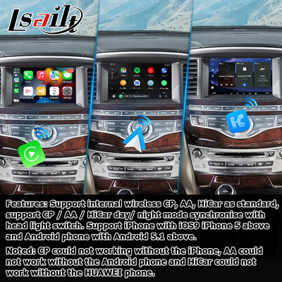 Android 13 Carplay interface Box Yandex Navi Untuk Infiniti QX60 / JX35 Qualcomm 8+128 sistem