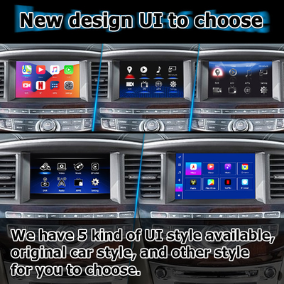 Android 13 Carplay interface Box Yandex Navi Untuk Infiniti QX60 / JX35 Qualcomm 8+128 sistem