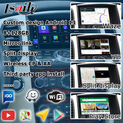 Infiniti QX50 / EX EX35 EX37 Mobil android 13 Kotak antarmuka sistem Dengan carplay android auto display Lsailt
