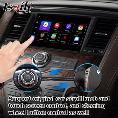 Infiniti QX80 / QX56 Android Auto Carplay Antarmuka berbasis Qualcomm 8+128