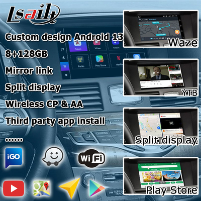 Android 13 8+128 Carplay Video Interface Untuk Infiniti Q70 / M35 M37 Fuga Dukungan Youtube