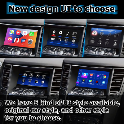 Android 13 Navigasi Interface Video Mobil Dukungan Waze / Youtube Untuk Infiniti QX70 / FX50 FX35 FX37