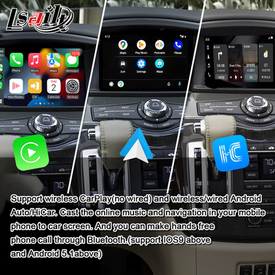 Lsailt Android 13 Smart Android Infotainment Module untuk Nissan Quest 2011-2022 Mendukung Wireless CarPlay, NetFlix