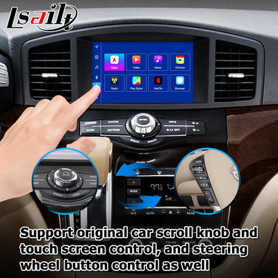 Android 13 Sistem Wireless Carplay Interface Untuk Nissan Quest RE52 Elgrand E52 2011-2020