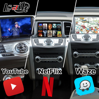 Lsailt 8G CarPlay/Android Multimedia Interface untuk Nissan Murano, Quest, Patrol Infiniti QX dengan NetFlix, Google Map