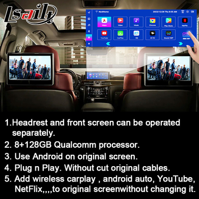 Nissan Multmedia Interface untuk Teana J32 Murano Quest Patrol Android 13 Modul Infotainment dengan NetFlix, YouTube