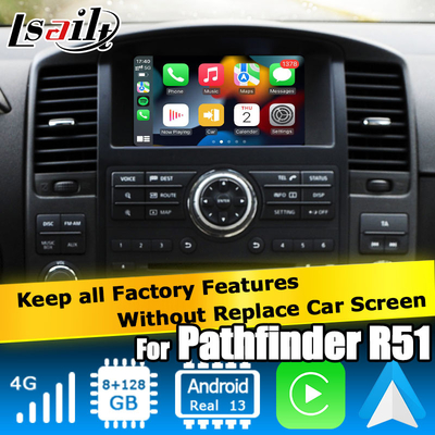 Nissan Pathfinder R51 antarmuka multimedia Android Carplay Android Auto