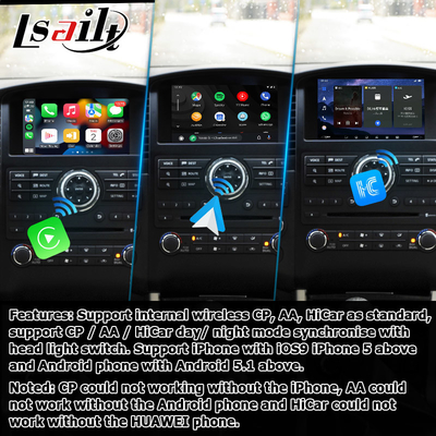 Nissan Pathfinder R51 antarmuka multimedia Android Carplay Android Auto