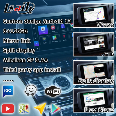 Nissan Elgrand E51 seri 3 Android 13 Qualcomm 8+128GB Carplay Android Auto antarmuka video