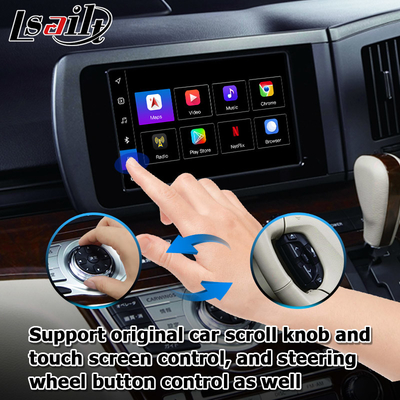 Nissan Elgrand E51 seri 3 Android 13 Qualcomm 8+128GB Carplay Android Auto antarmuka video