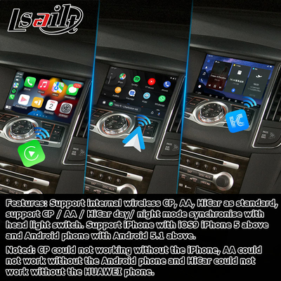 Nissan Maxima A35 Android 13 carplay antarmuka video multimedia mobil android