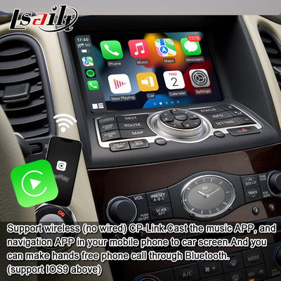 Lsailt 8G Android Infotainment Module untuk Infiniti EX QX50 2008-2017 Termasuk Wireless CarPlay, YouTube, NetFlix