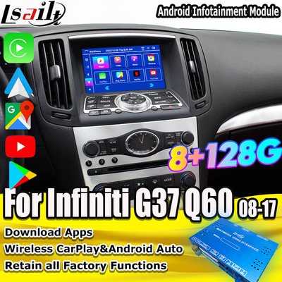 8G Android Infotainment Module untuk Infiniti G35 G37 Q60 Q40 2008-2016 Termasuk YouTube, Google Play oleh Lsailt