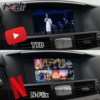 8G Qualcomm Android Multimedia Interface untuk Infiniti Q70 M45 M25 2010- Wireless CarPlay Box, Android Auto, NetFlix